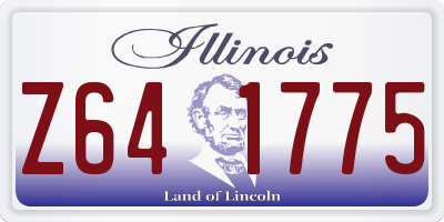 IL license plate Z641775