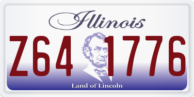 IL license plate Z641776