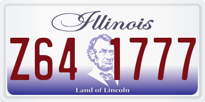 IL license plate Z641777