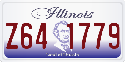 IL license plate Z641779