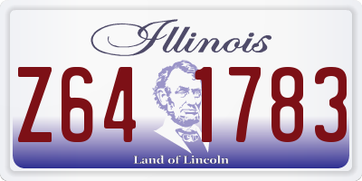 IL license plate Z641783