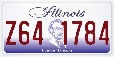IL license plate Z641784