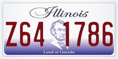 IL license plate Z641786