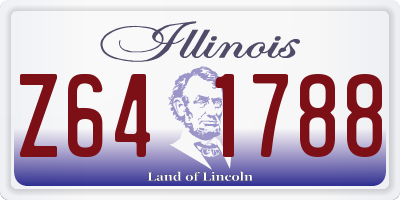 IL license plate Z641788