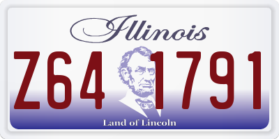 IL license plate Z641791