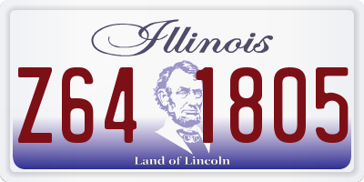 IL license plate Z641805