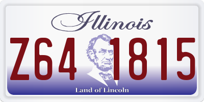 IL license plate Z641815
