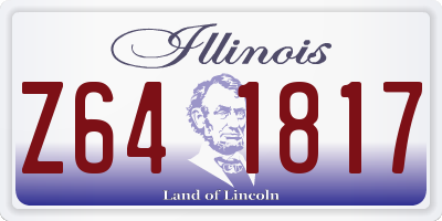 IL license plate Z641817