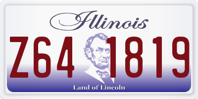 IL license plate Z641819