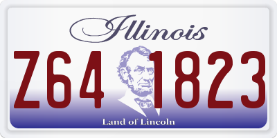 IL license plate Z641823