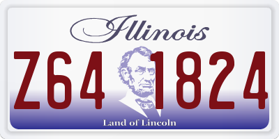 IL license plate Z641824