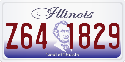 IL license plate Z641829