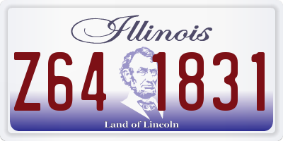 IL license plate Z641831