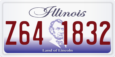 IL license plate Z641832
