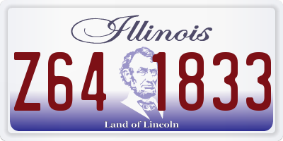 IL license plate Z641833
