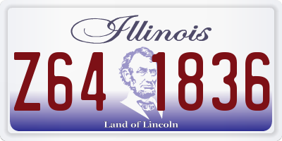 IL license plate Z641836