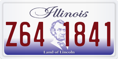 IL license plate Z641841