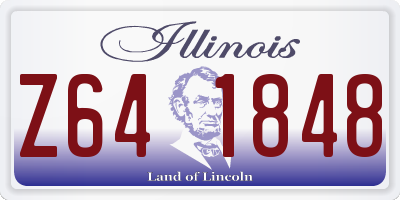 IL license plate Z641848