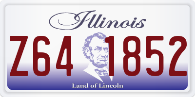 IL license plate Z641852