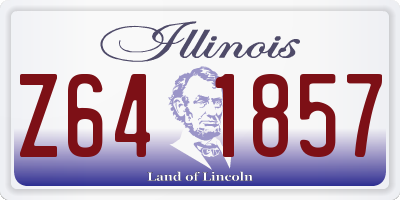 IL license plate Z641857
