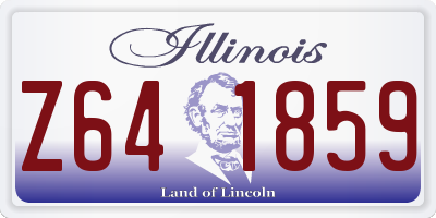 IL license plate Z641859