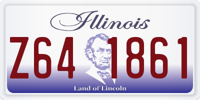 IL license plate Z641861