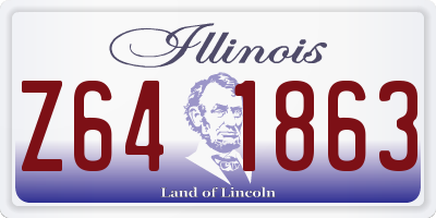 IL license plate Z641863