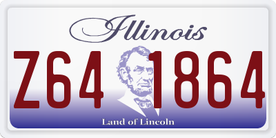 IL license plate Z641864
