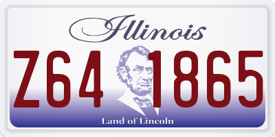 IL license plate Z641865