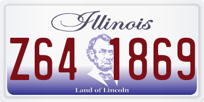 IL license plate Z641869