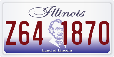 IL license plate Z641870