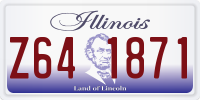 IL license plate Z641871