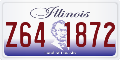 IL license plate Z641872