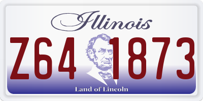 IL license plate Z641873
