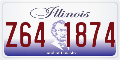 IL license plate Z641874