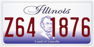 IL license plate Z641876