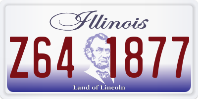 IL license plate Z641877