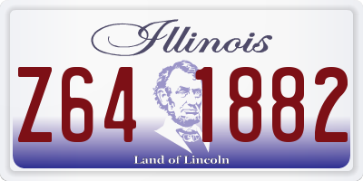 IL license plate Z641882