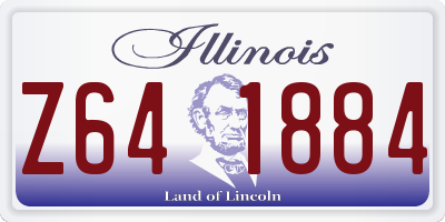 IL license plate Z641884