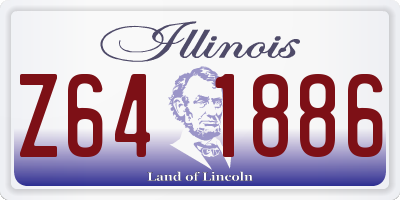 IL license plate Z641886