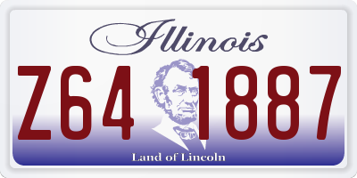 IL license plate Z641887