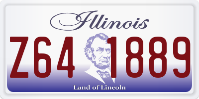 IL license plate Z641889
