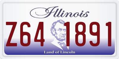 IL license plate Z641891