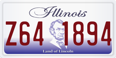 IL license plate Z641894