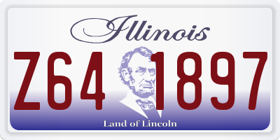 IL license plate Z641897