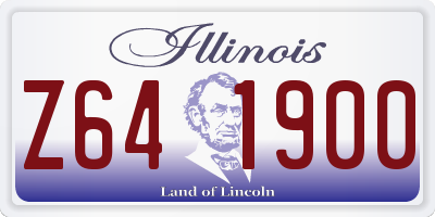 IL license plate Z641900