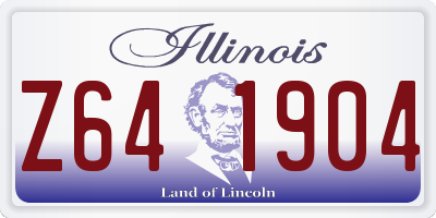 IL license plate Z641904