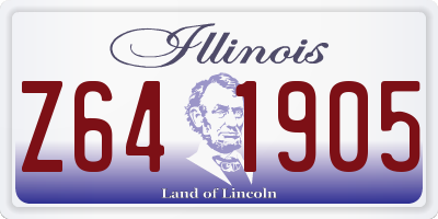 IL license plate Z641905