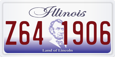 IL license plate Z641906