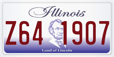 IL license plate Z641907